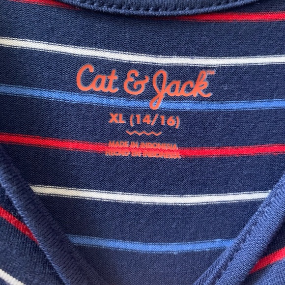 NWT CAT& JACK Red, White, and Blue dress - Picture 4 of 4